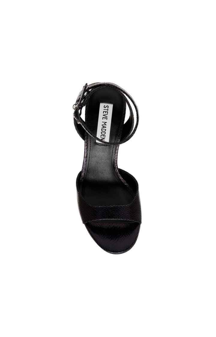 Shakedown Black Heel Sandals