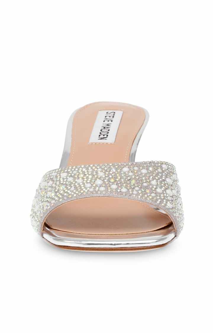 Aitana Silver Heel Sandals