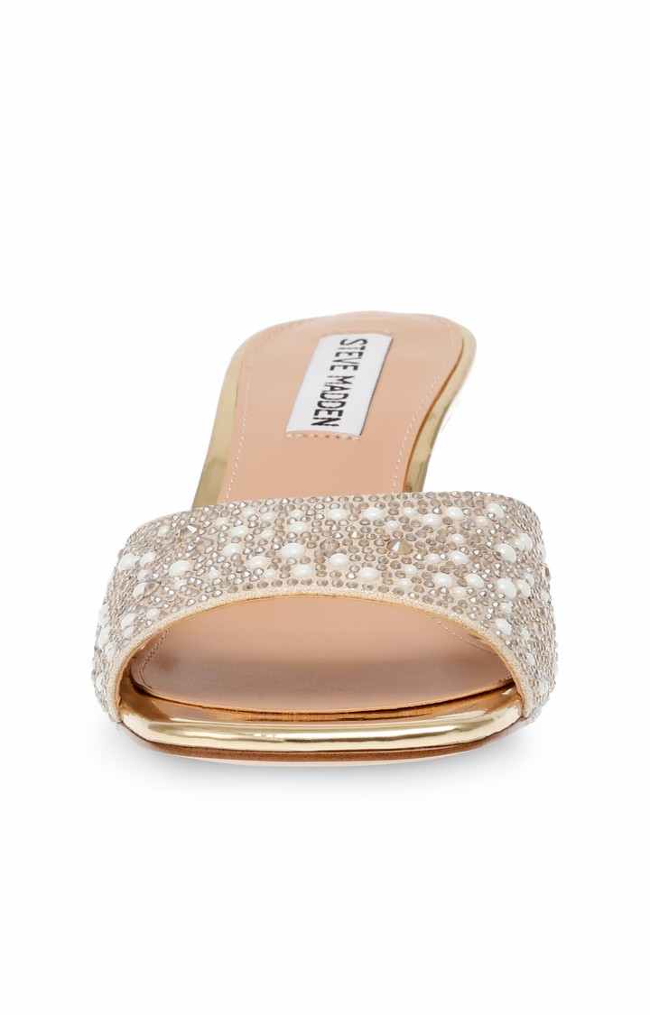Aitana Gold Heel Sandals