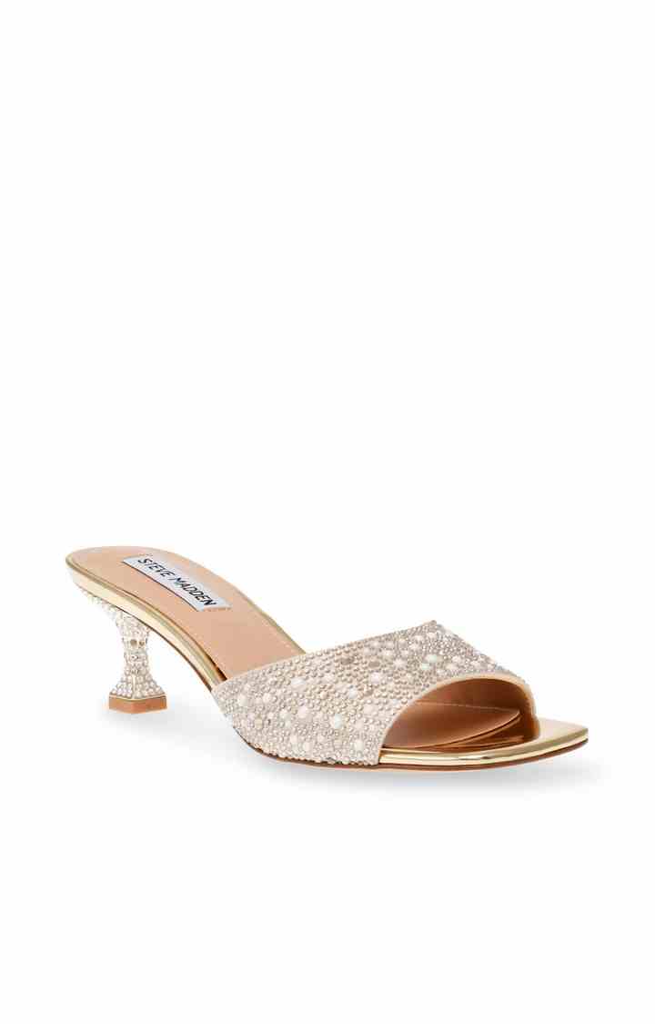 Aitana Gold Heel Sandals