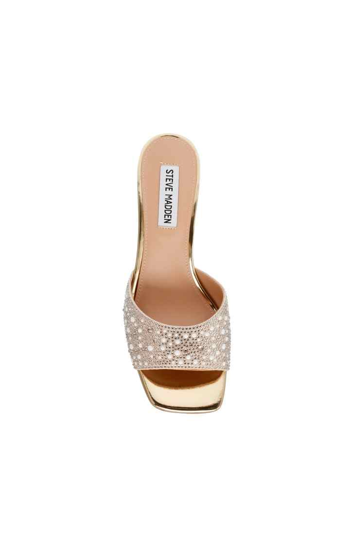 Aitana Gold Heel Sandals