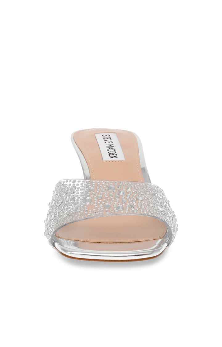 Asha Silver Heel Sandals