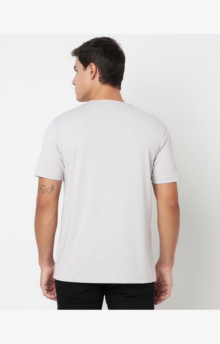Regular Fit Solid Henley T-Shirt with Short Sleeve