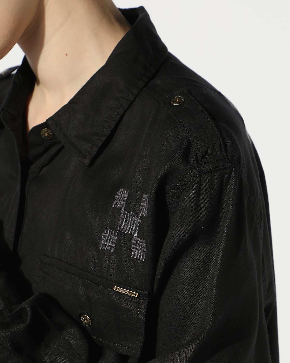 AZTEK EMB L/S OVERSHIRT