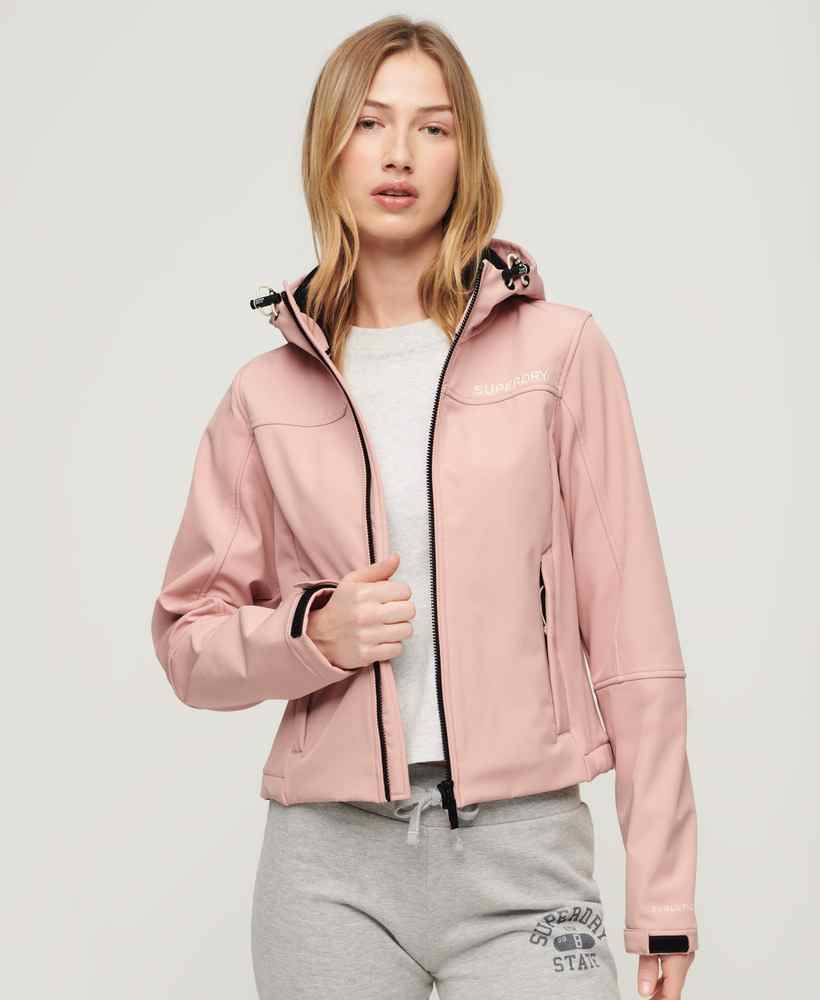 Pink brand fluffy jacket clearance