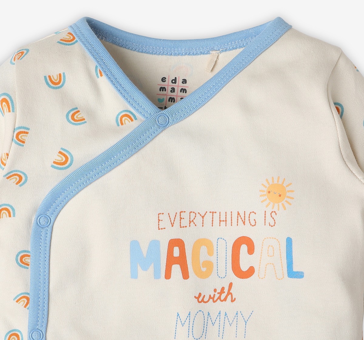 Infant Unisex Printed Organic Cotton Clothing Set - Multicolour (Pack of 7)