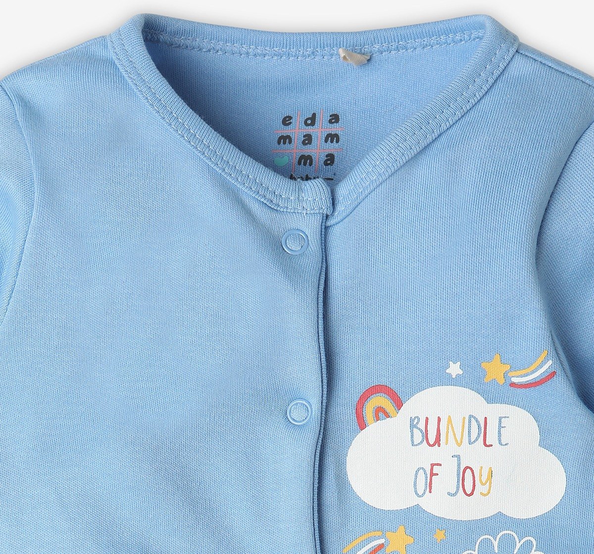 Infant Unisex Printed Organic Cotton Clothing Set - Multicolour (Pack of 7)