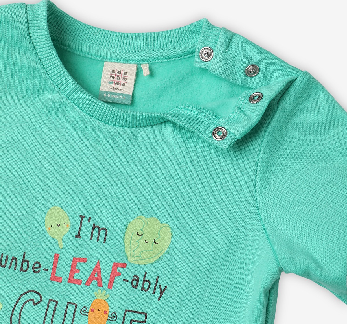 Infant Unisex Printed Organic Cotton Clothing Set - Green (Pack of 5)