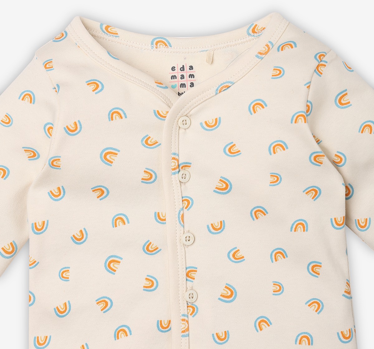 Infant Unisex Printed 100% Organic Cotton Co-ord Set - Multicolour (Pack of 2)