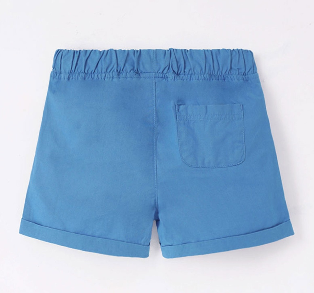 Infant Boys Printed Cotton Shorts - Blue