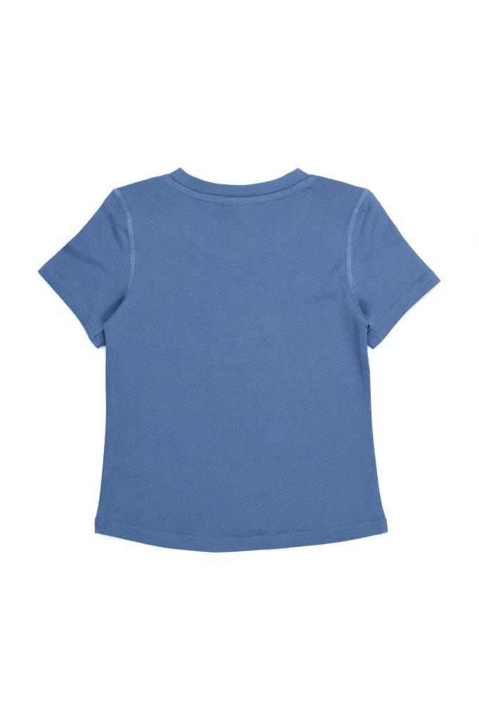 Adidas Kids Girls T-Shirts Blue