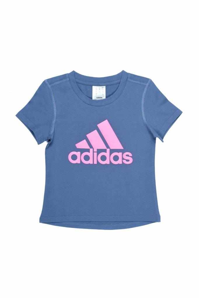Adidas Kids Girls T-Shirts Blue