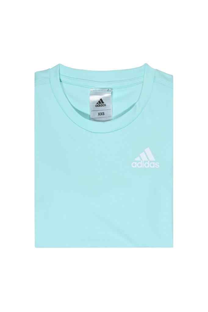 Adidas Kids Girls T-Shirts Blue
