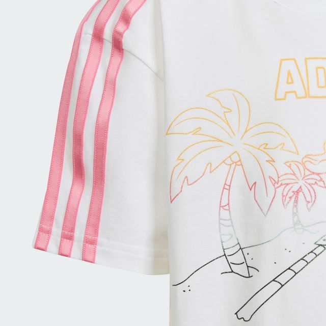 Adidas Kids Girls T-Shirts White