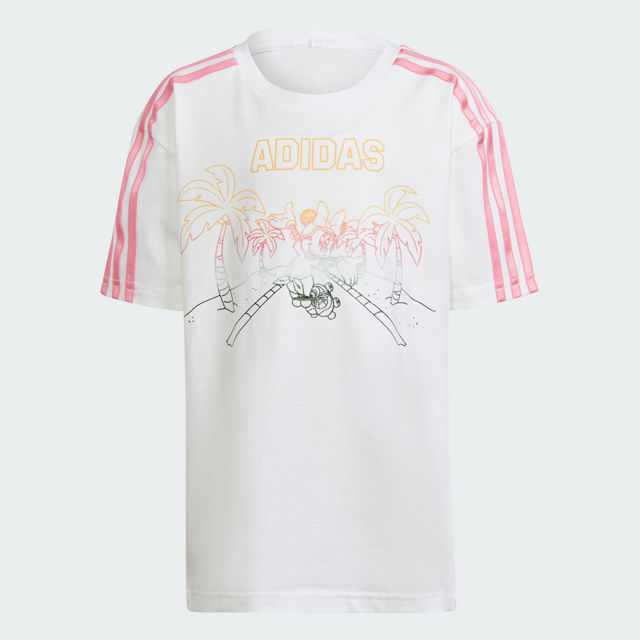 Adidas Kids Girls T-Shirts White