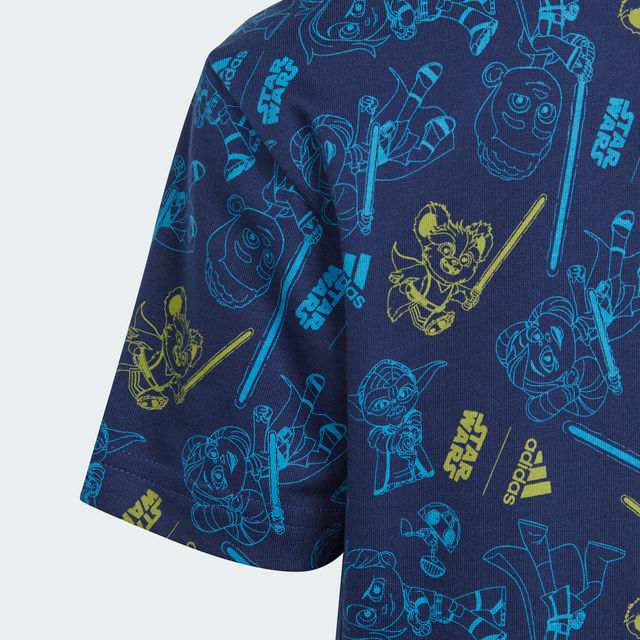 Adidas Kids Unisex T-Shirts Blue