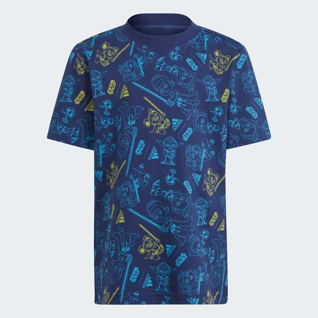 Adidas Kids Unisex T-Shirts Blue