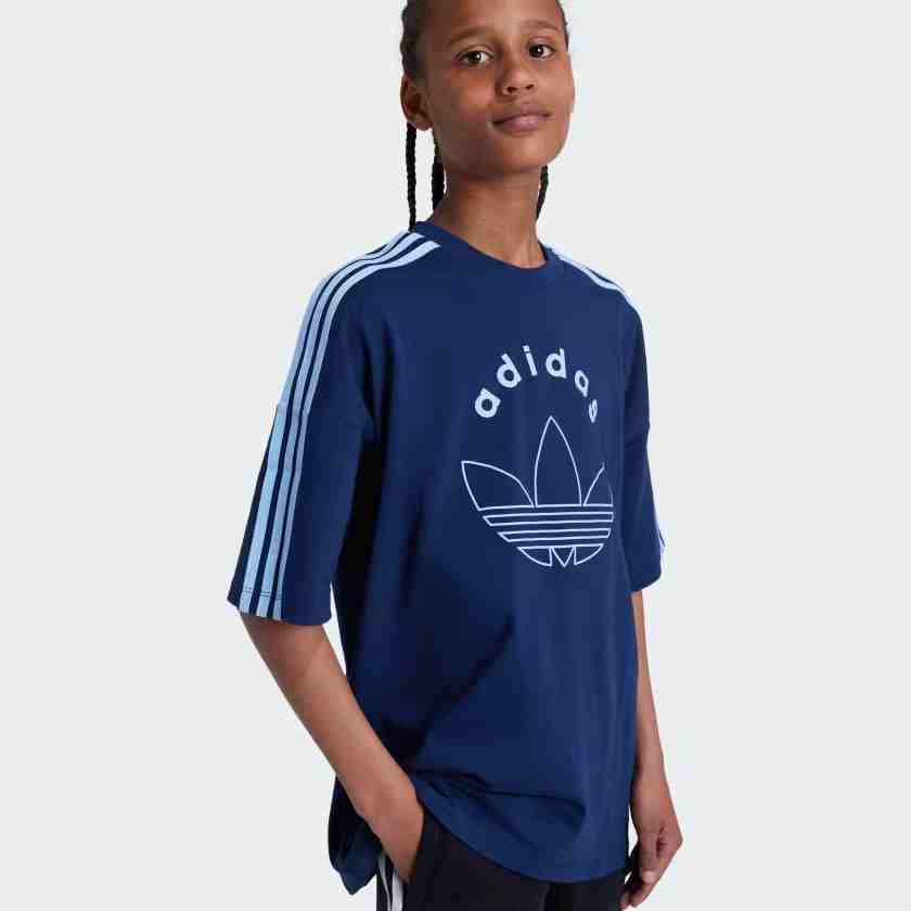 Adidas Kids Unisex T-Shirts Blue