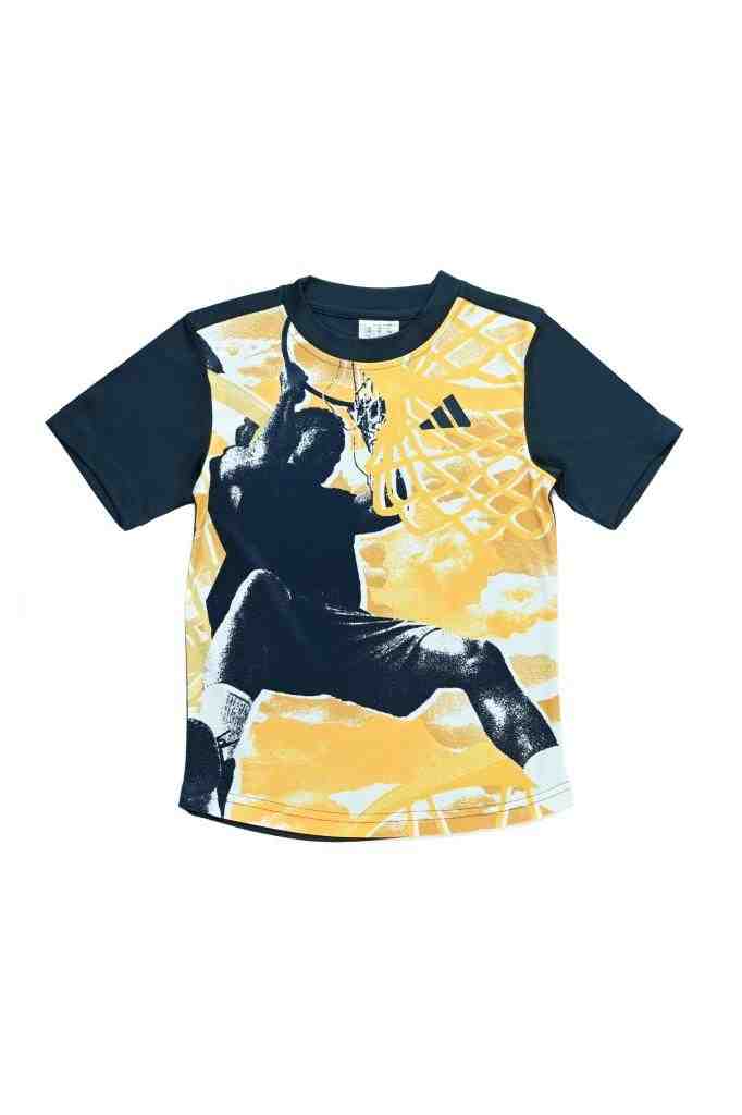 Adidas Kids Boys T-Shirts Blue