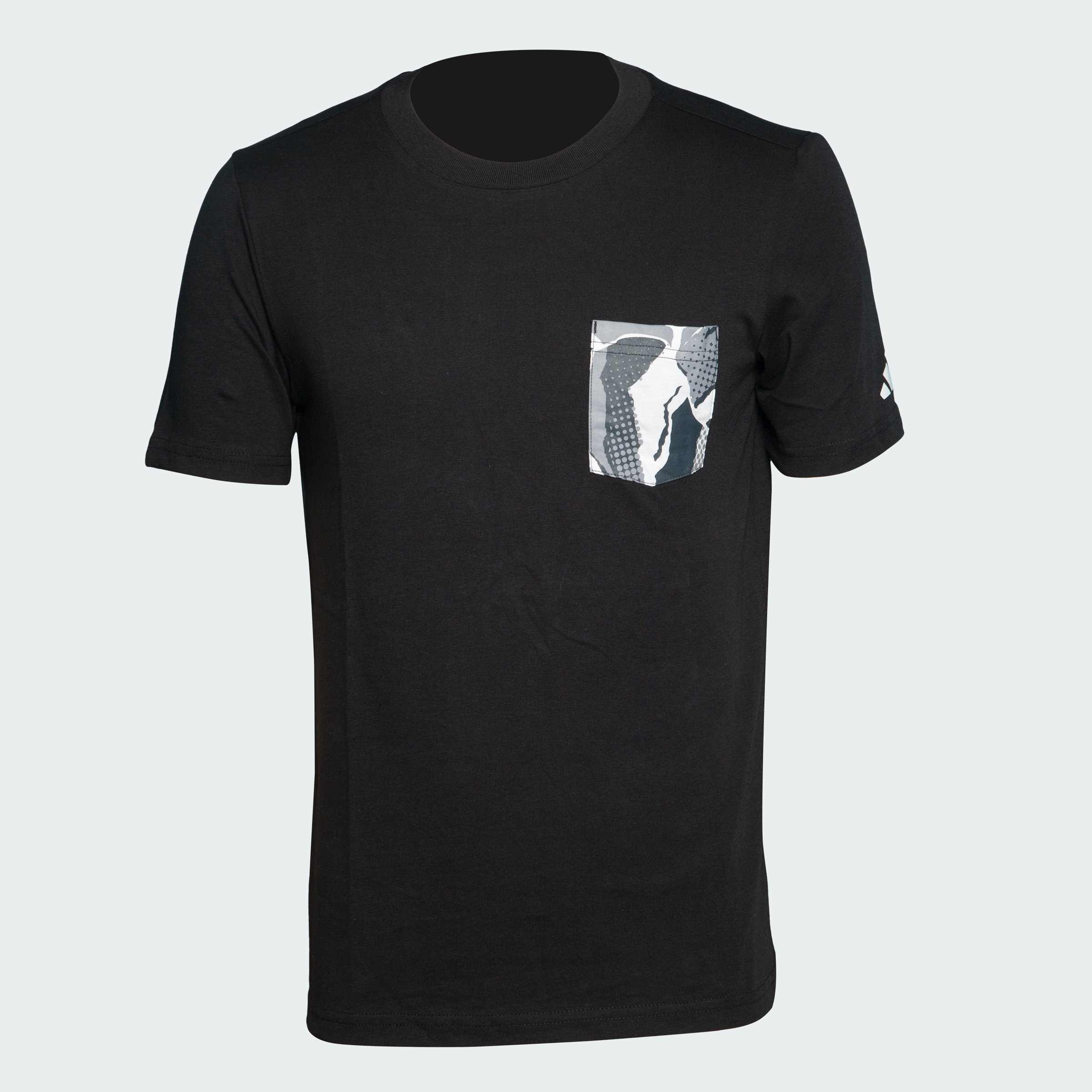 Adidas kids Boys Black T-Shirts