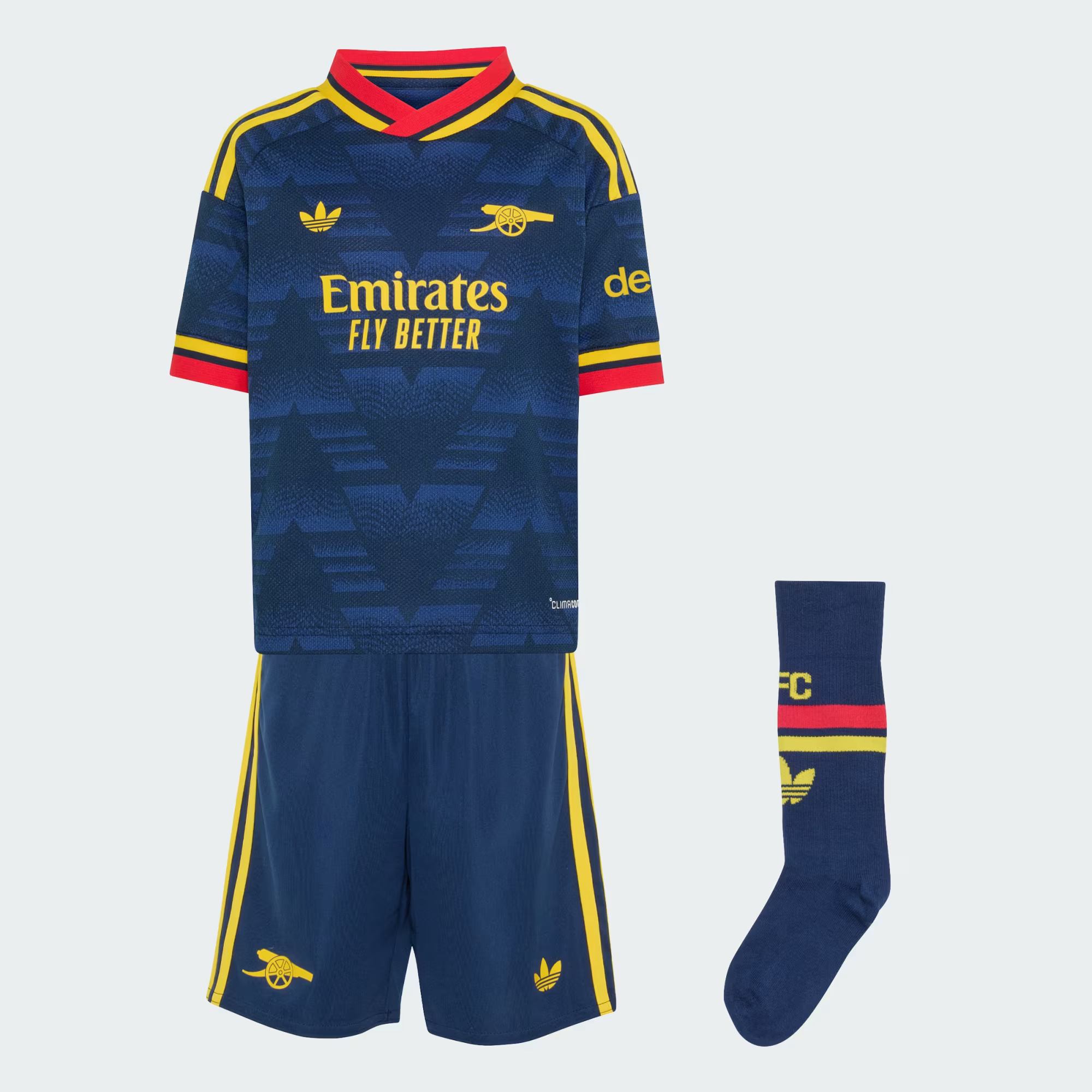 Adidas Kids Arsenal Football Club Away Clothing Sets