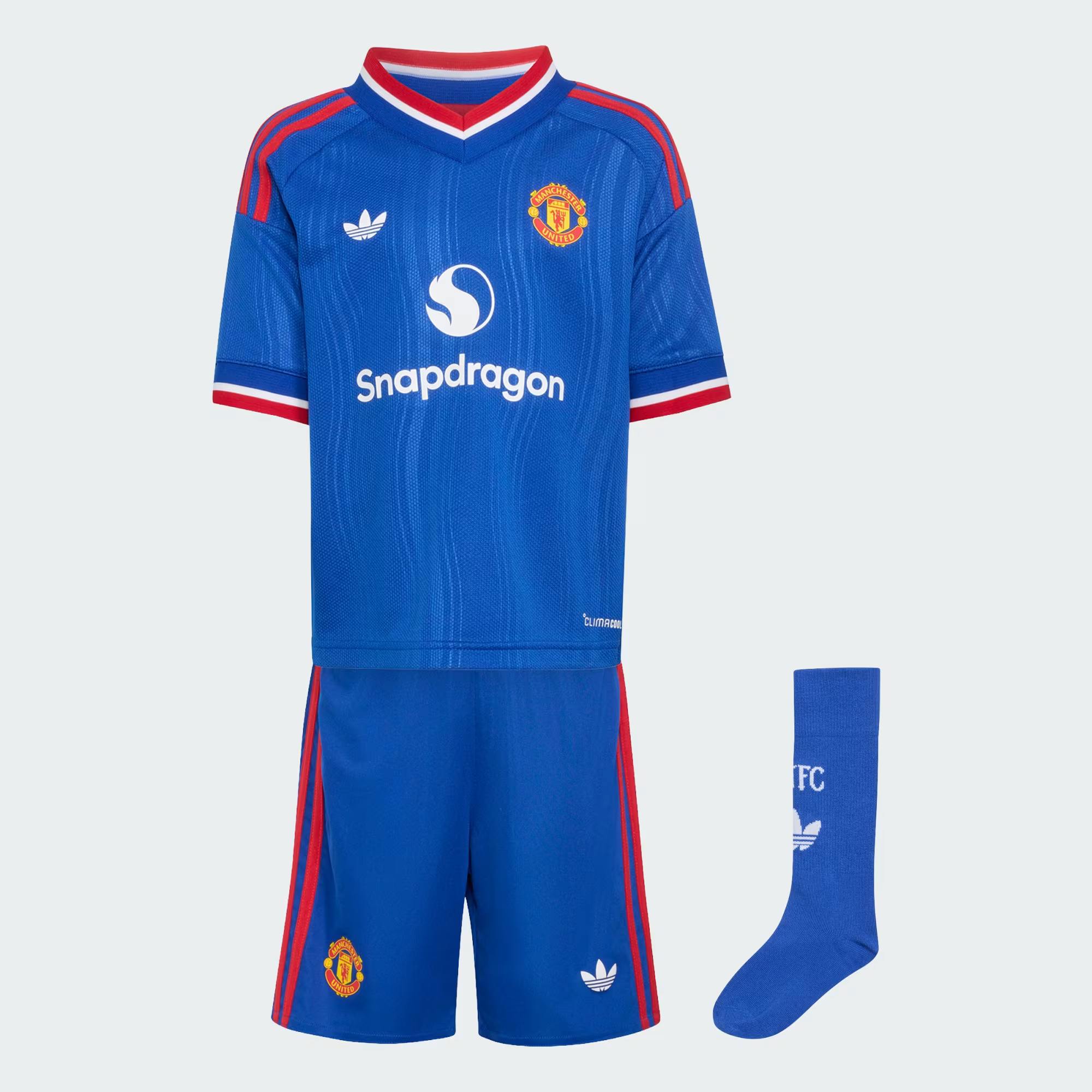 Adidas Kids Manchester United Away Clothing Sets