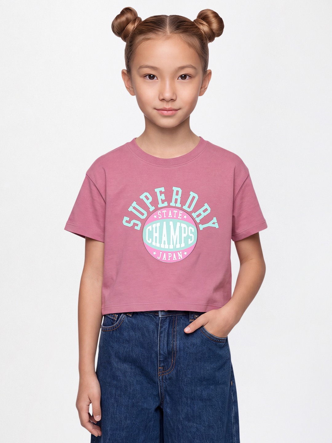 STATE CHAMPS DUNK CROP T SHIRT