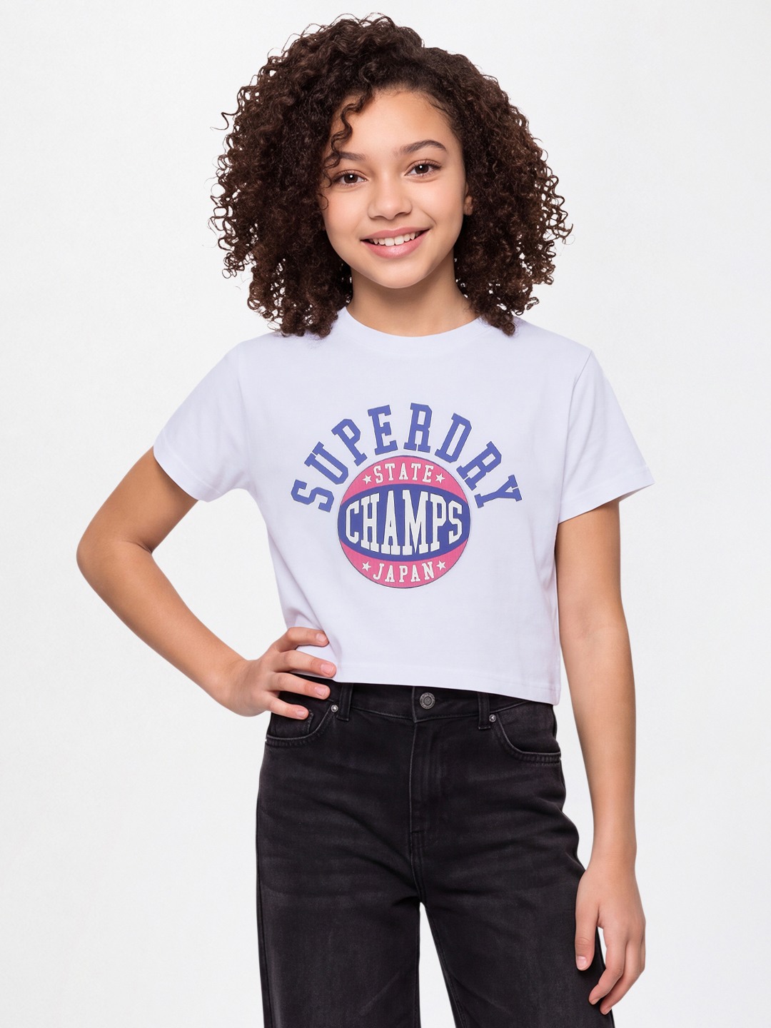 STATE CHAMPS DUNK CROP T SHIRT