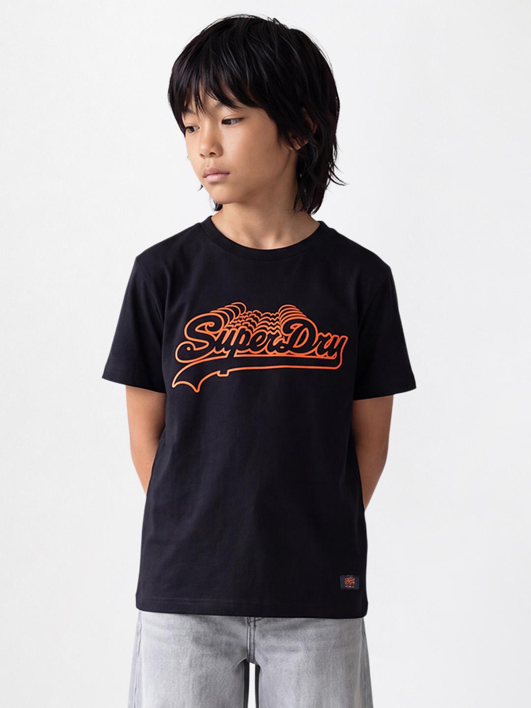 SUPERDRY INFINITY LOGO ROUND-NECK BOYS T-SHIRT