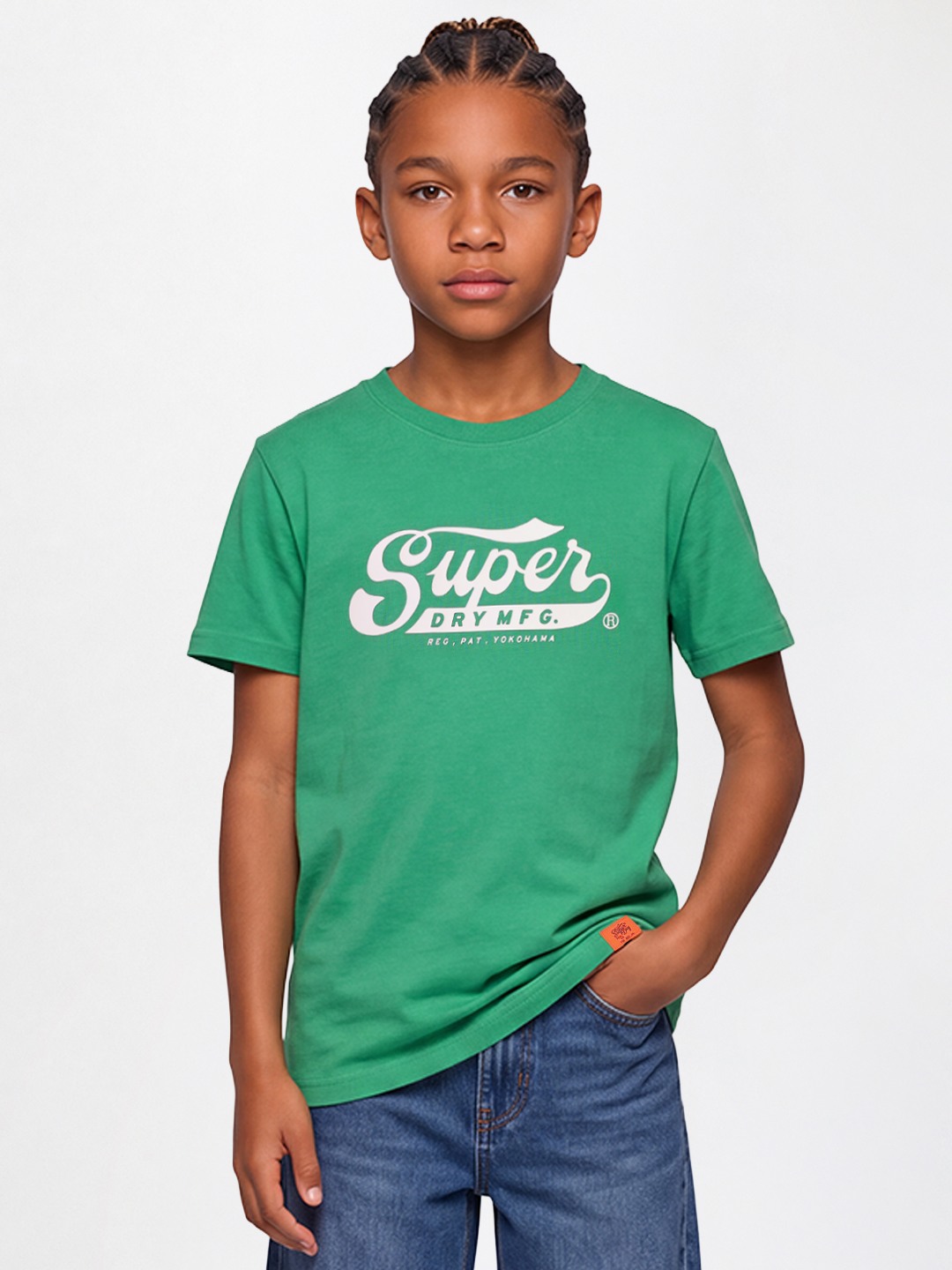 SUPERDRY GRAPHIC ROUND-NECK BOYS  T-SHIRT