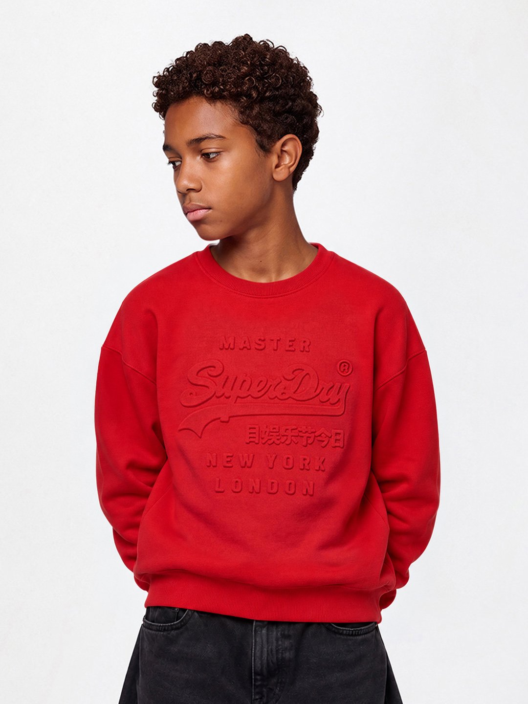 MASTER SD EMBOSSED BOYS SWEATSHIRT