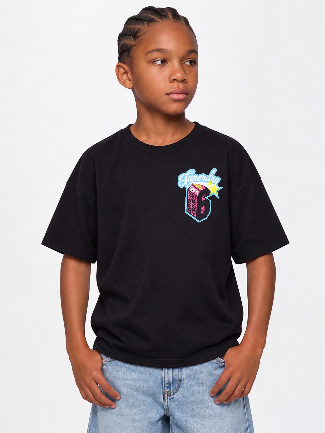 NO. 6 SUPERDRY EMBROIDERY BOYS T-SHIRT