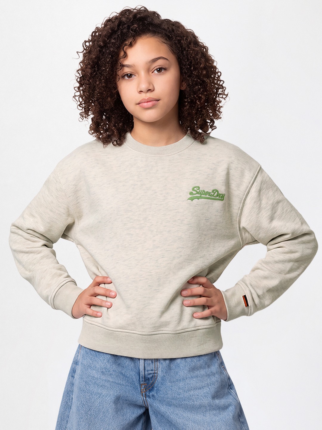 CHASING TIGER PRINT GIRLS SWEATSHIRT