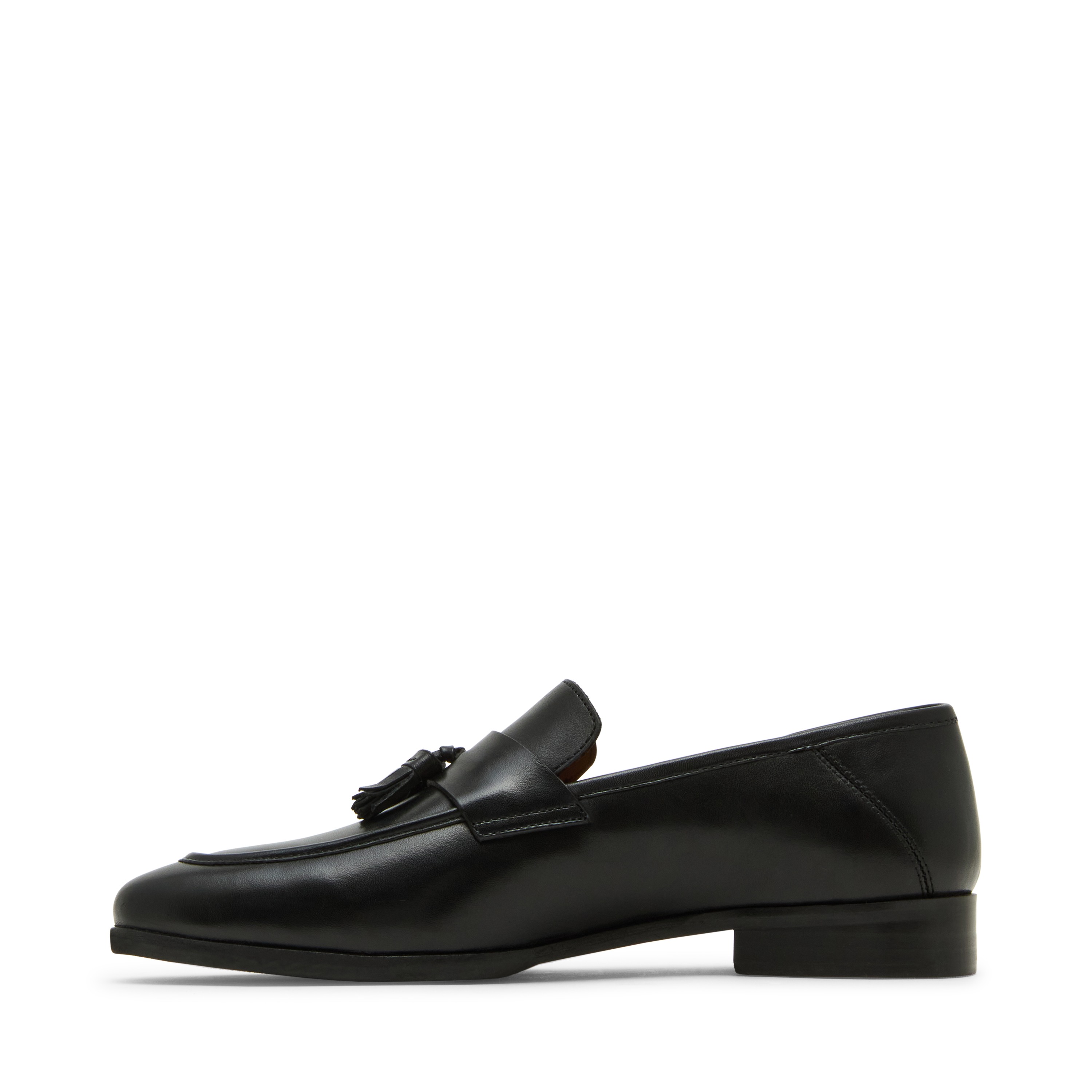 Ethan Black Leather Dress Loafer