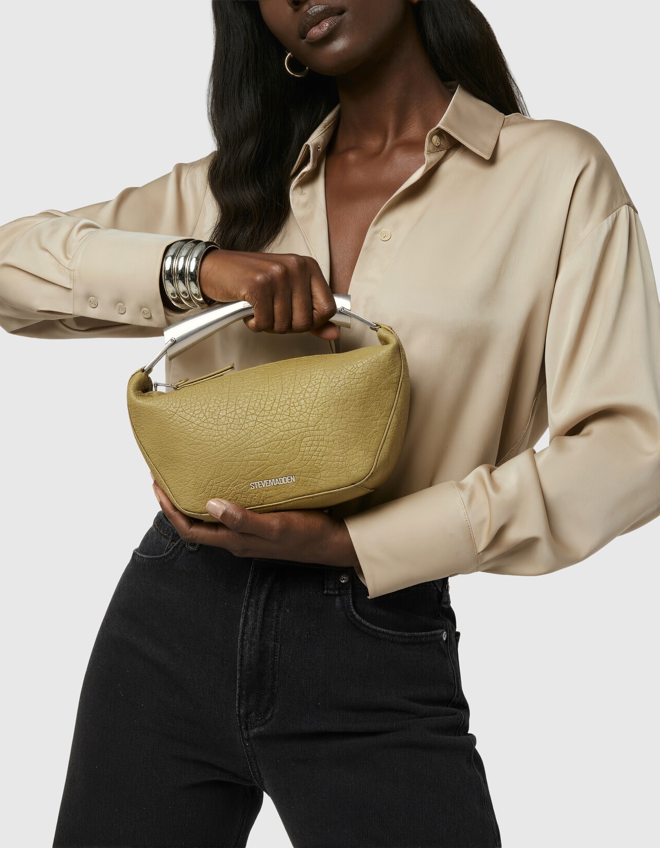 Bmonstia Green Satchel