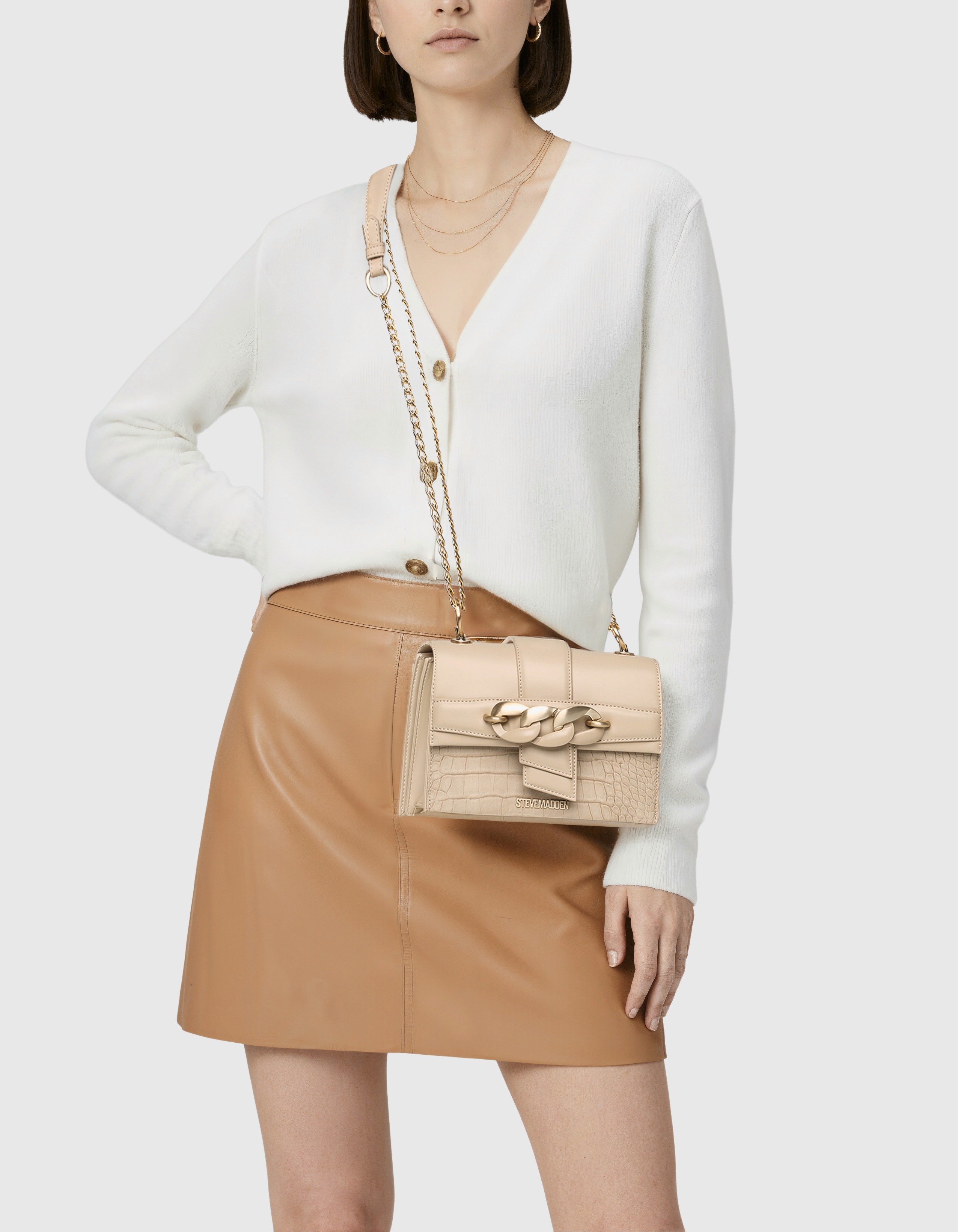 Bfrey Beige Crossbody