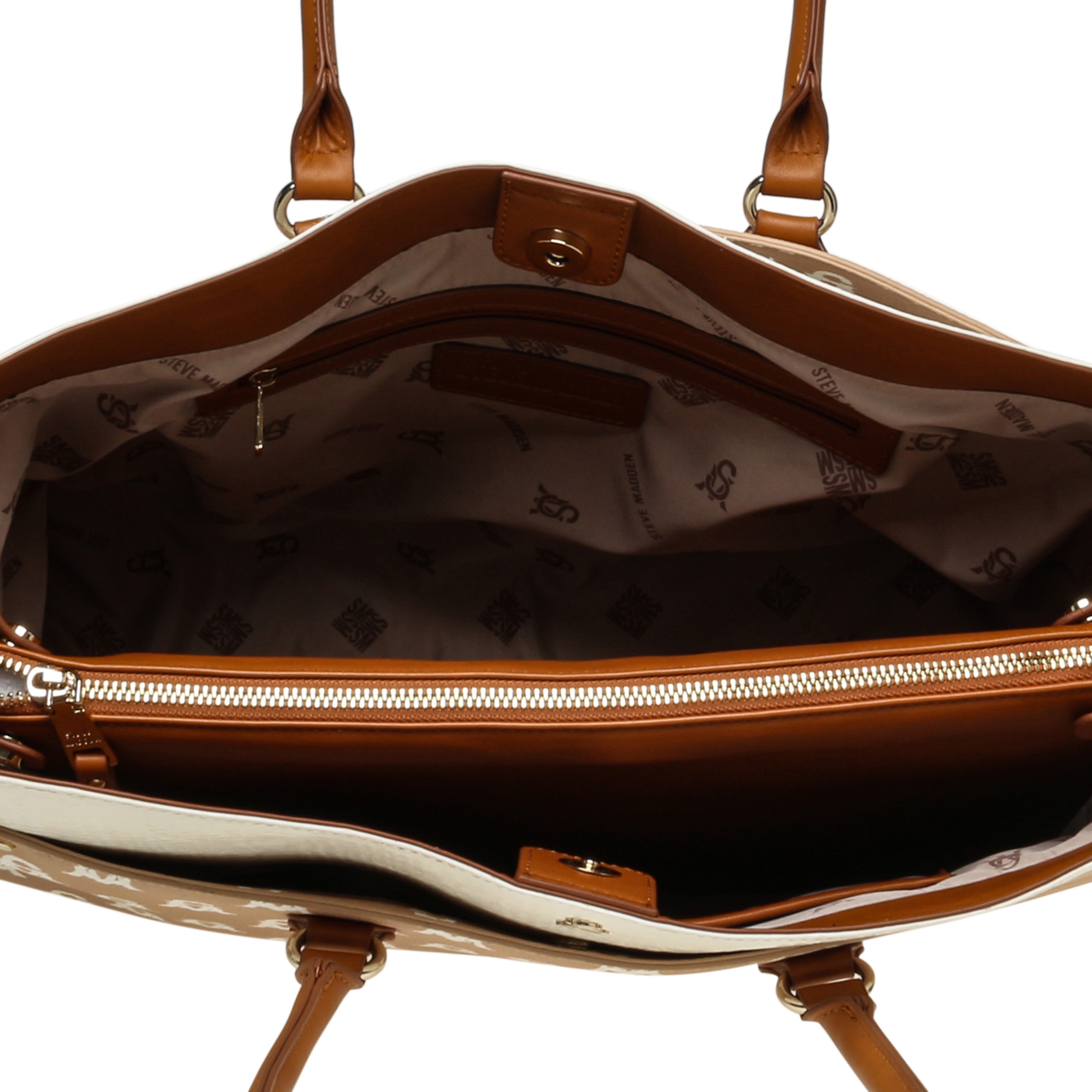 Bmario-A Natural/Multi Tote