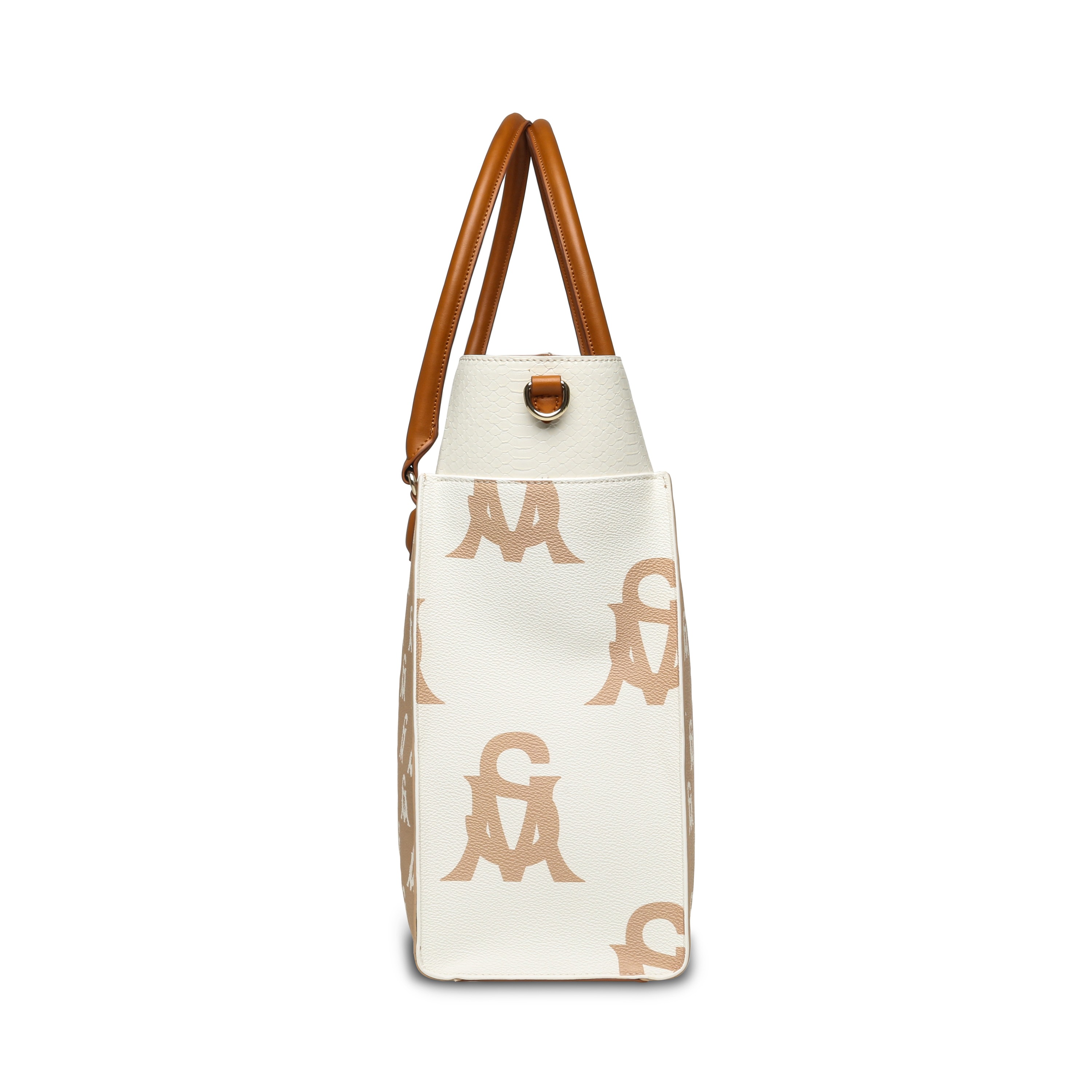 Bmario-A Natural/Multi Tote