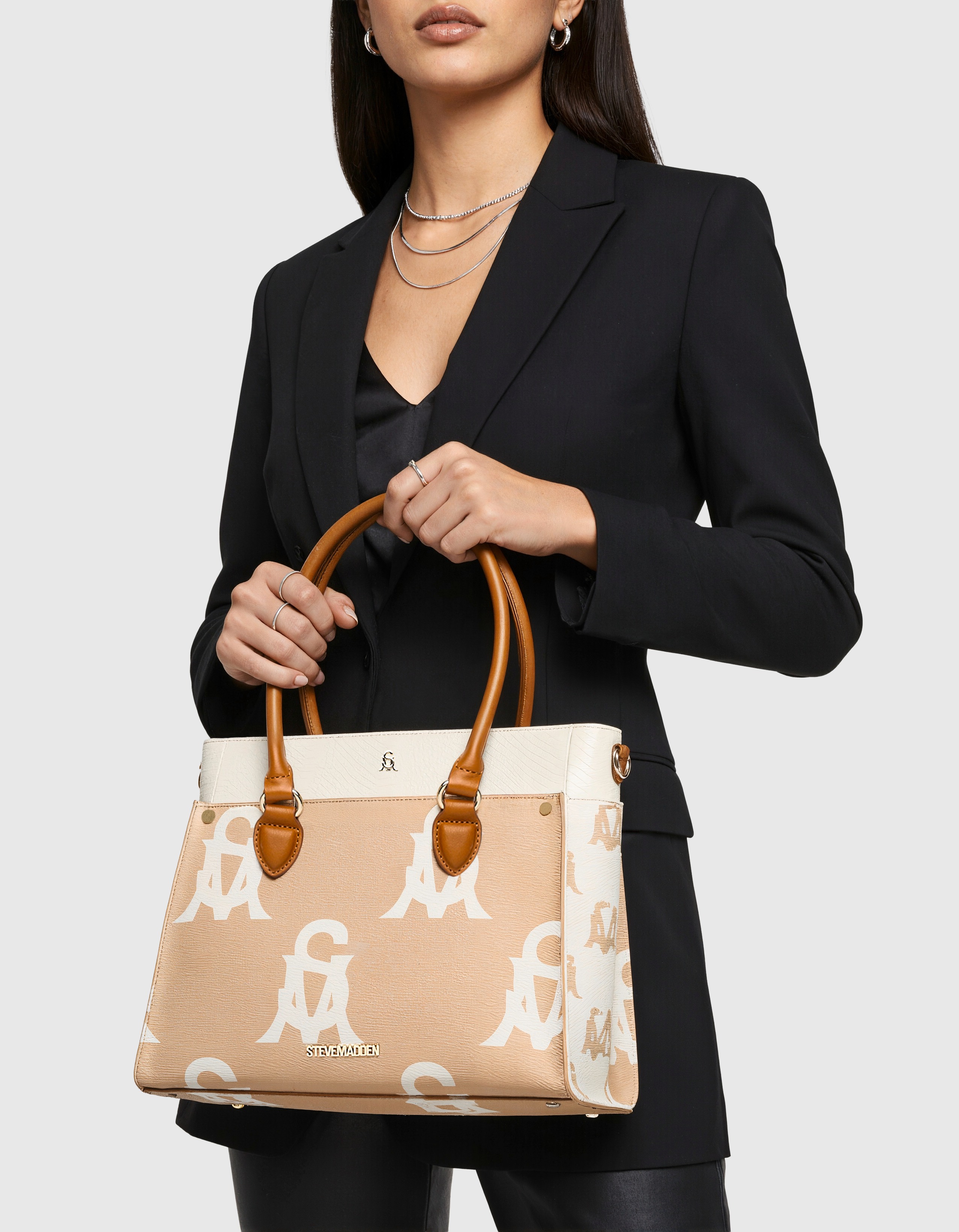 Bmariosa Natural/Multi Tote