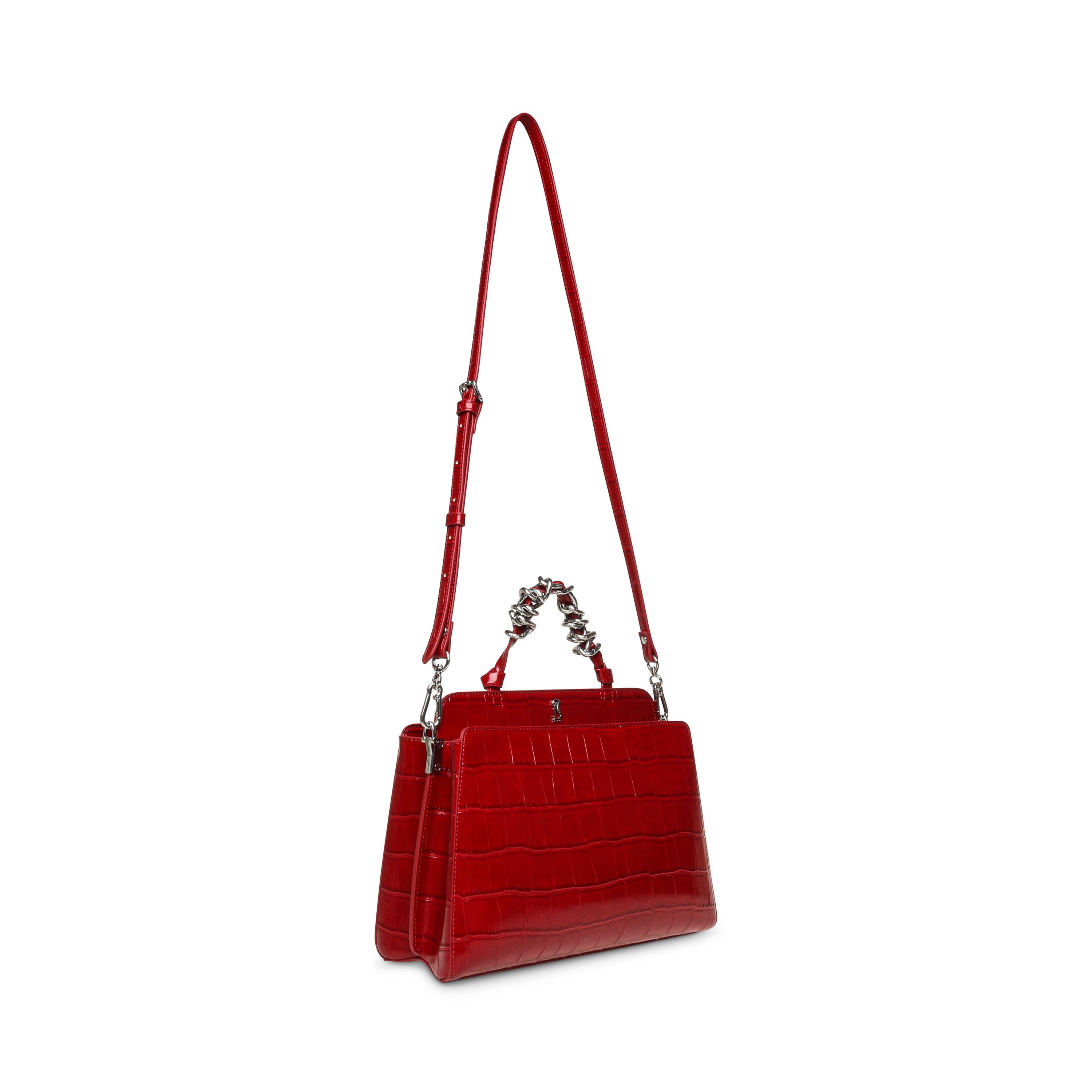Blune Red Satchel
