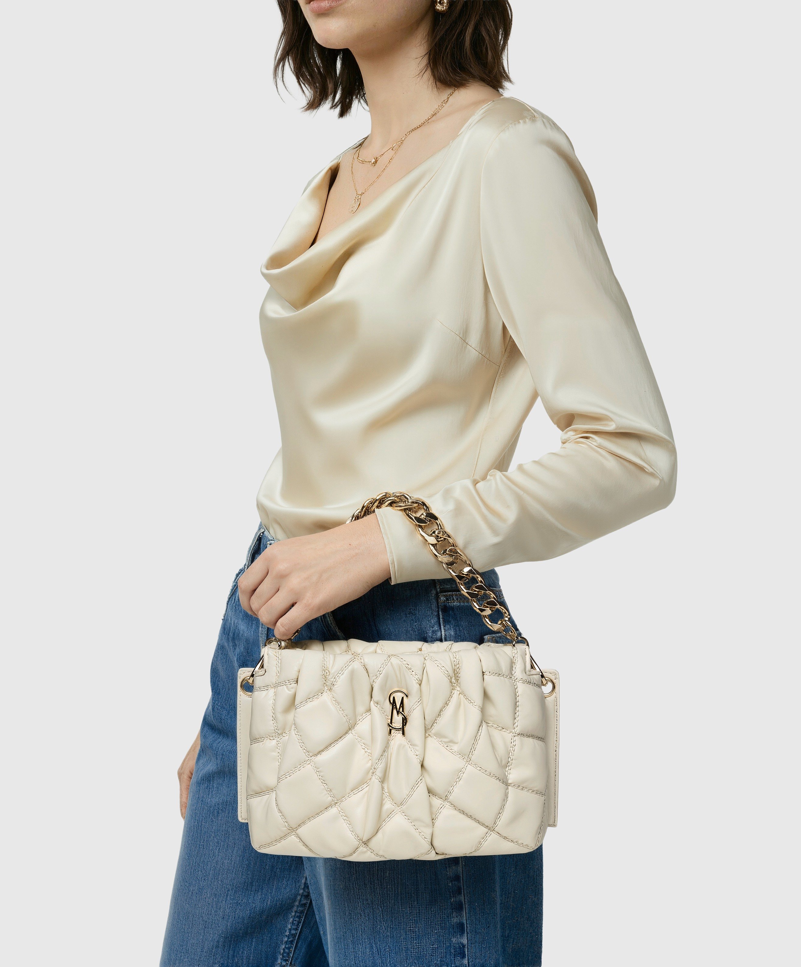 Btansies White Crossbody