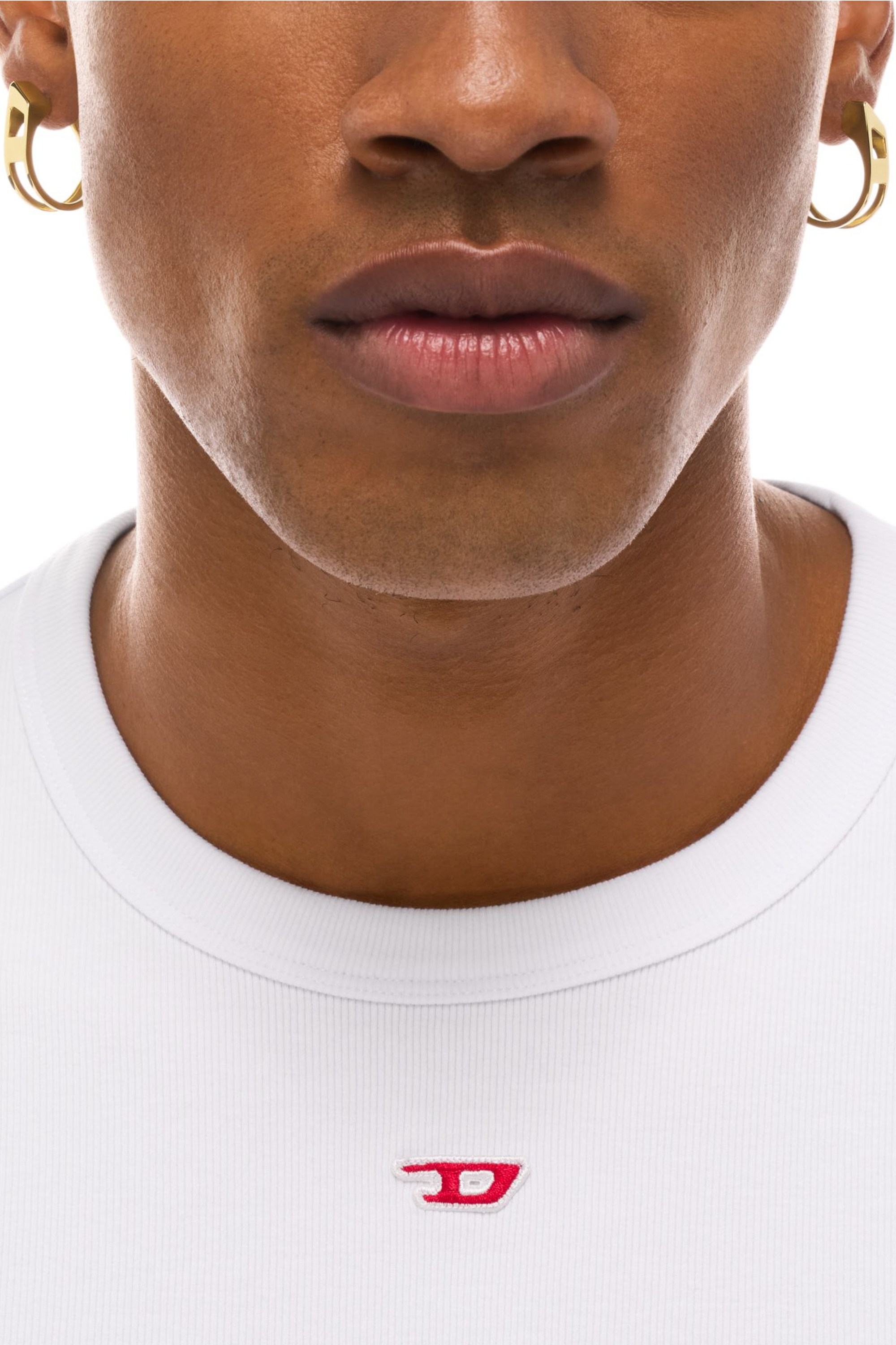 Gold-Tone Stainless Steel Hoop Earrings