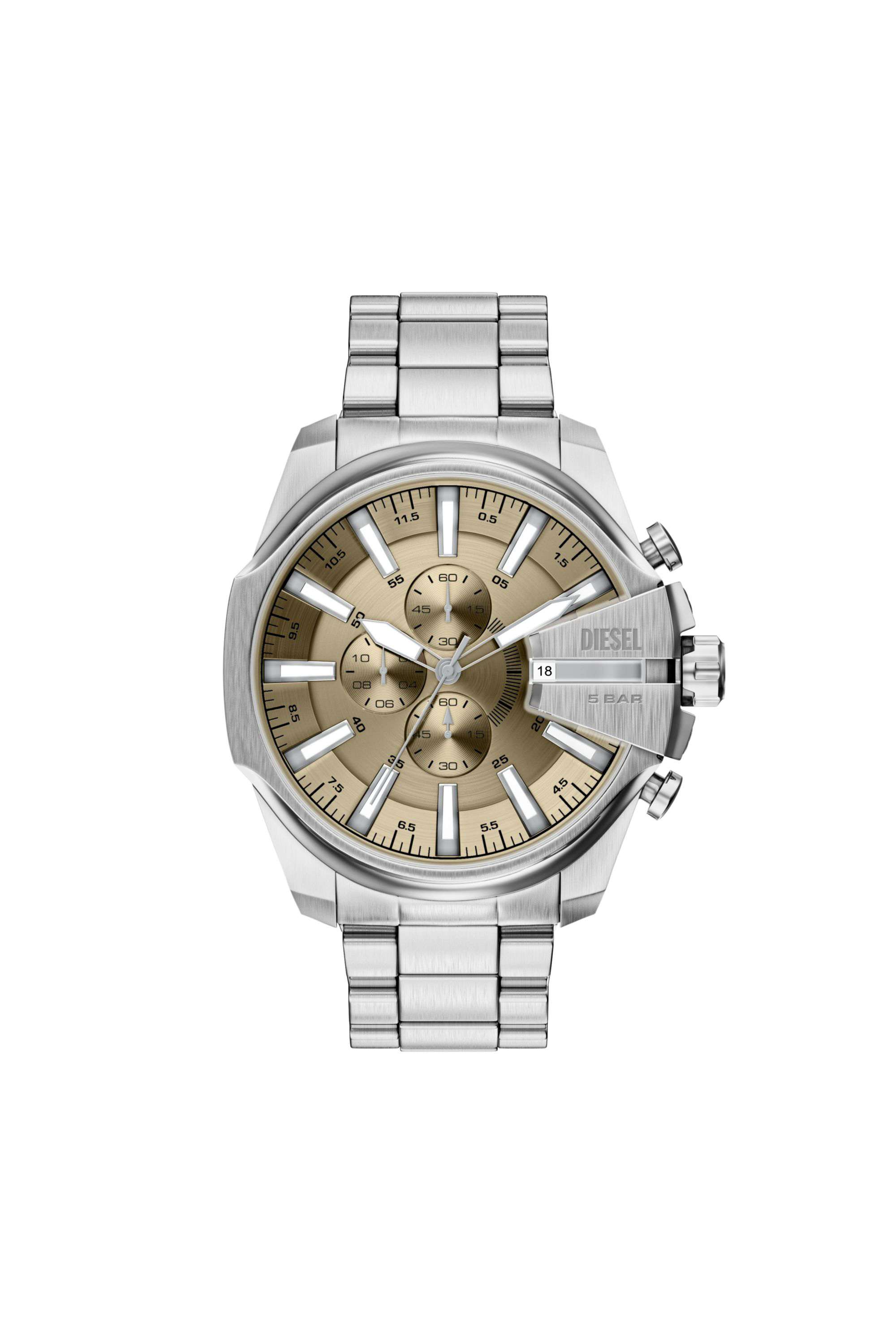 Mega Chief Slim Chronograph Stainless Steel Watch - DZ470200QQQ