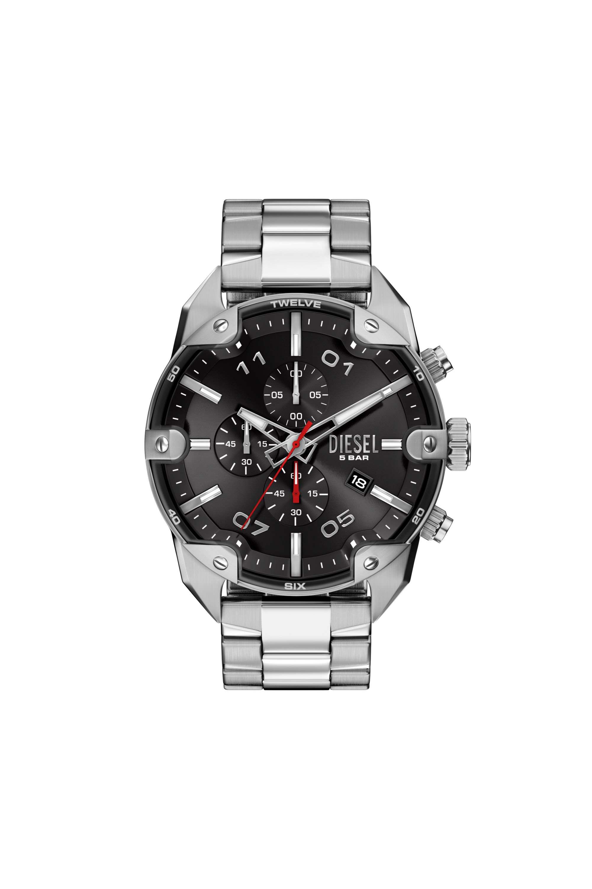 Spiked Stainless Steel Watch