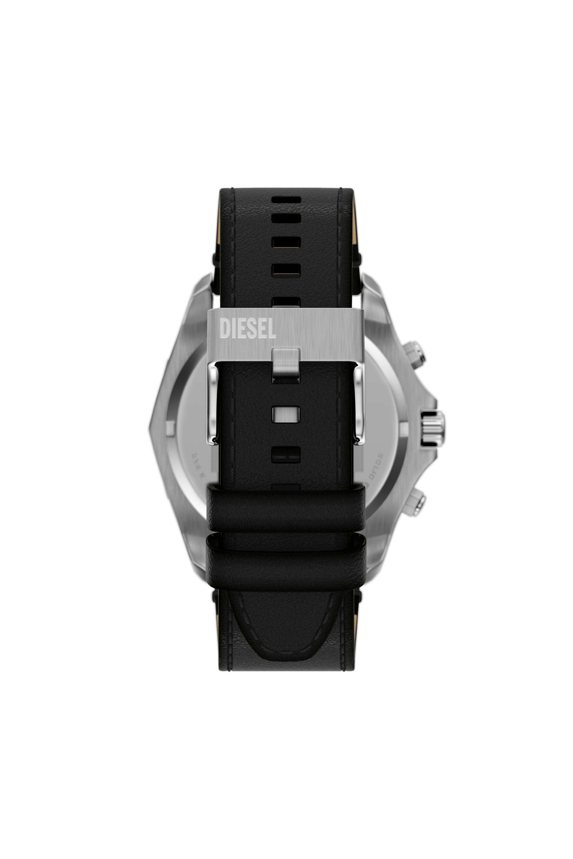 Stinger Black Leather Watch - DZ471000QQQ