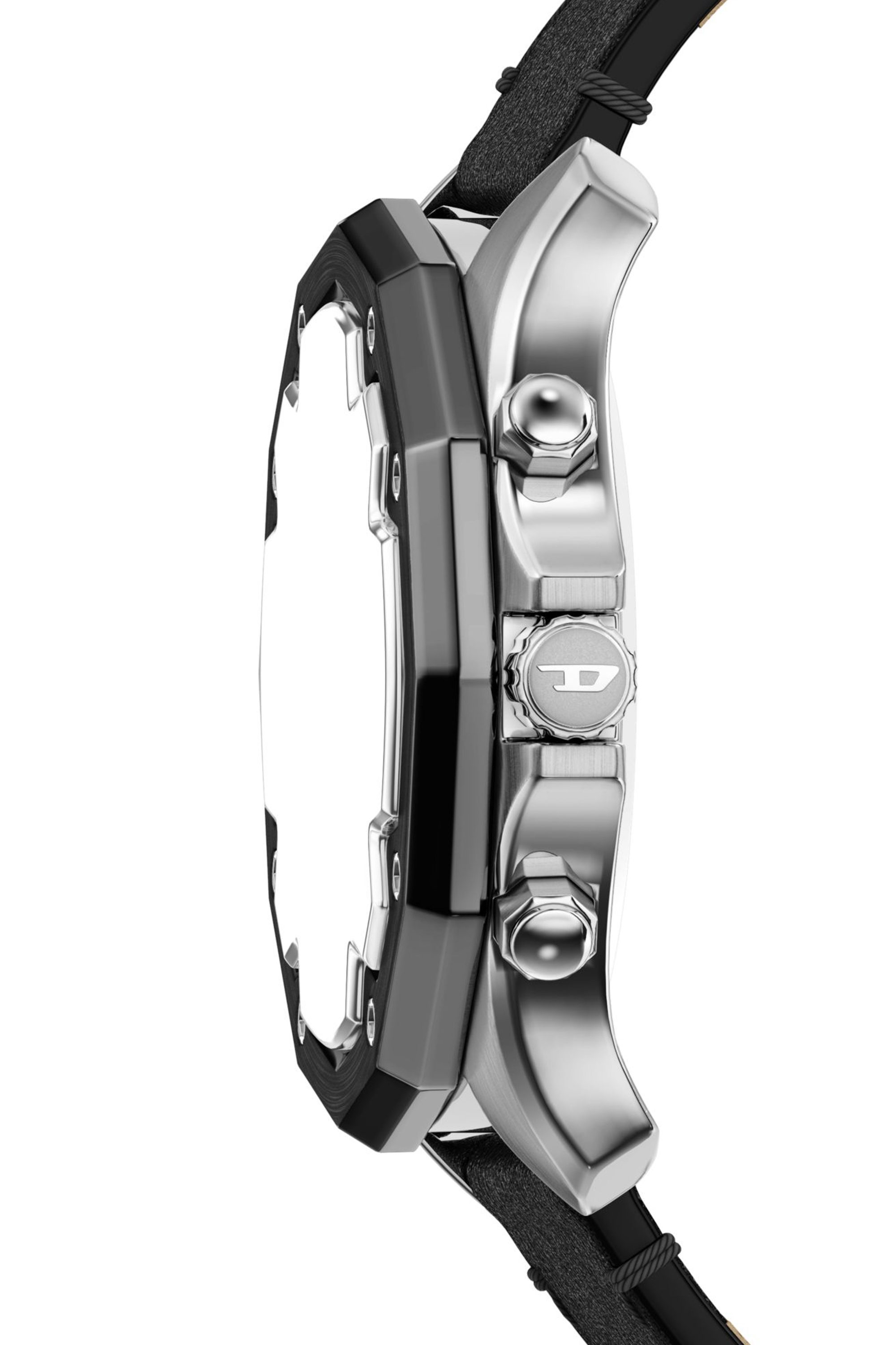 Stinger Black Leather Watch - DZ471000QQQ