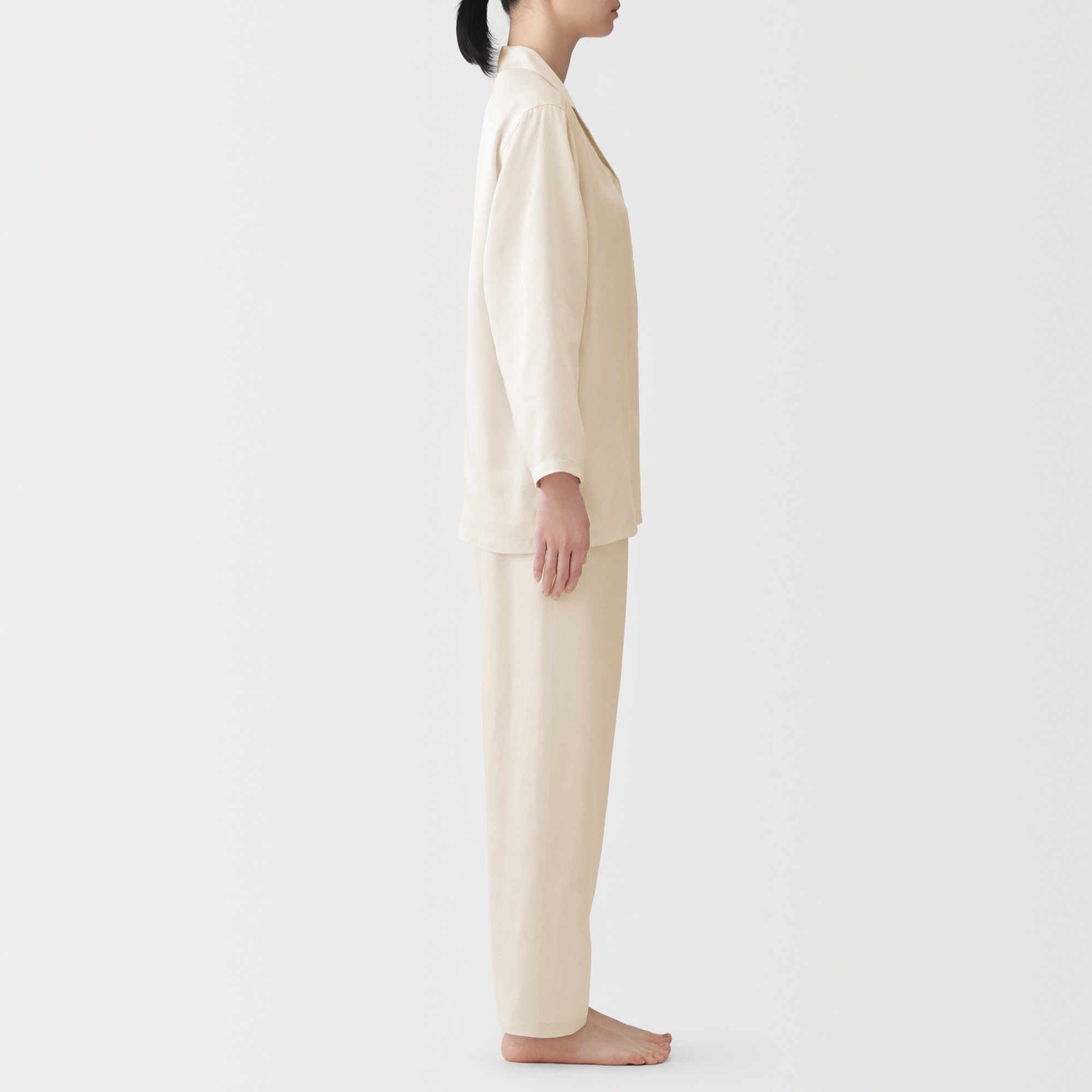 W's Lyocell satin L/Slv pajamas