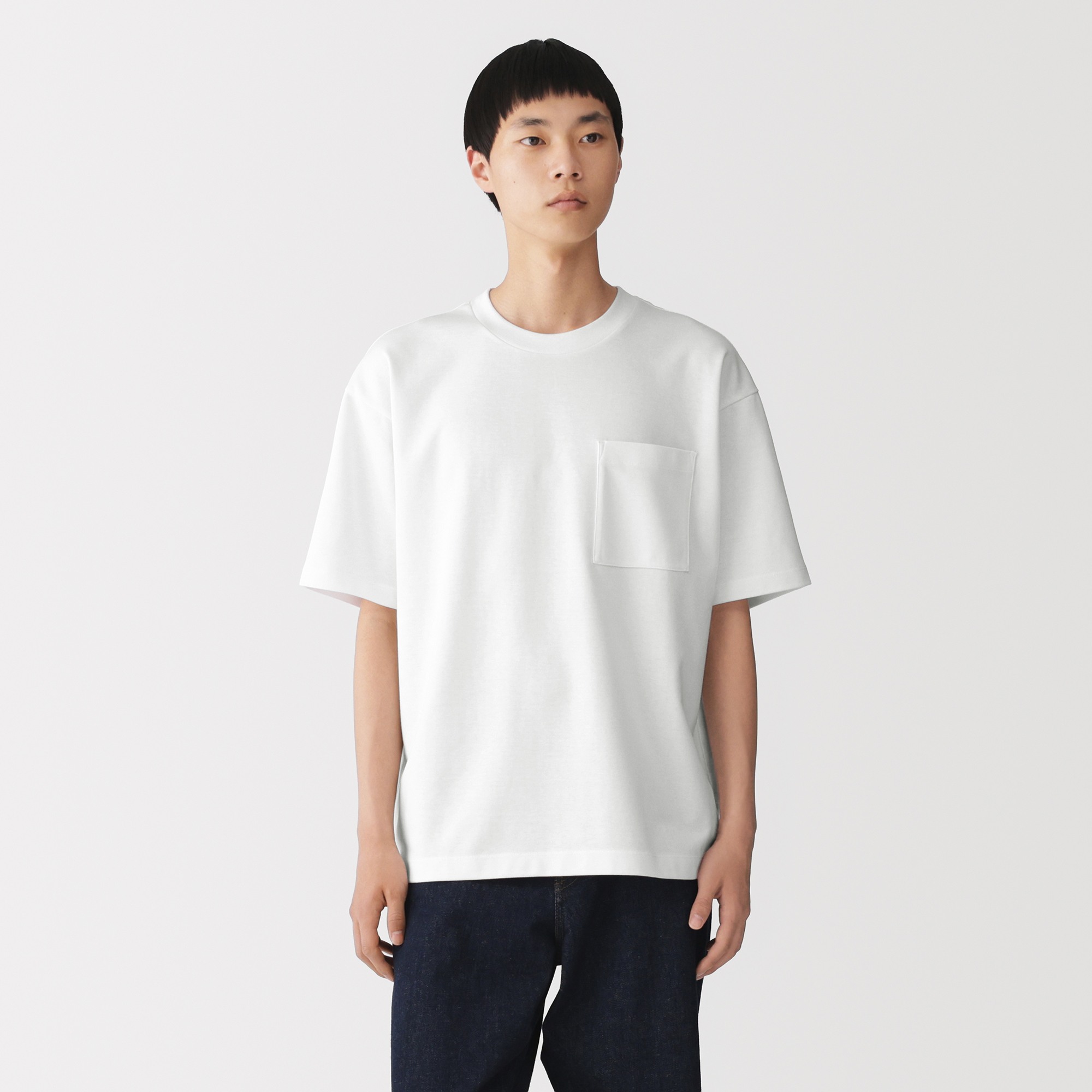 M's Cool touch Wide-fit S/Slv T-shirt (OS)