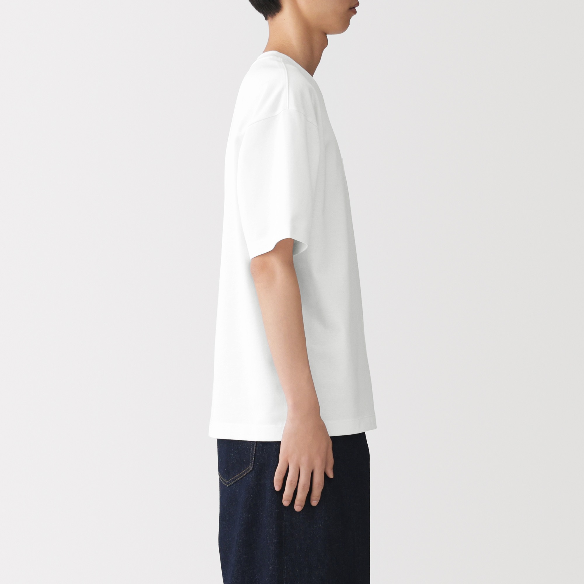 M's Cool touch Wide-fit S/Slv T-shirt (OS)