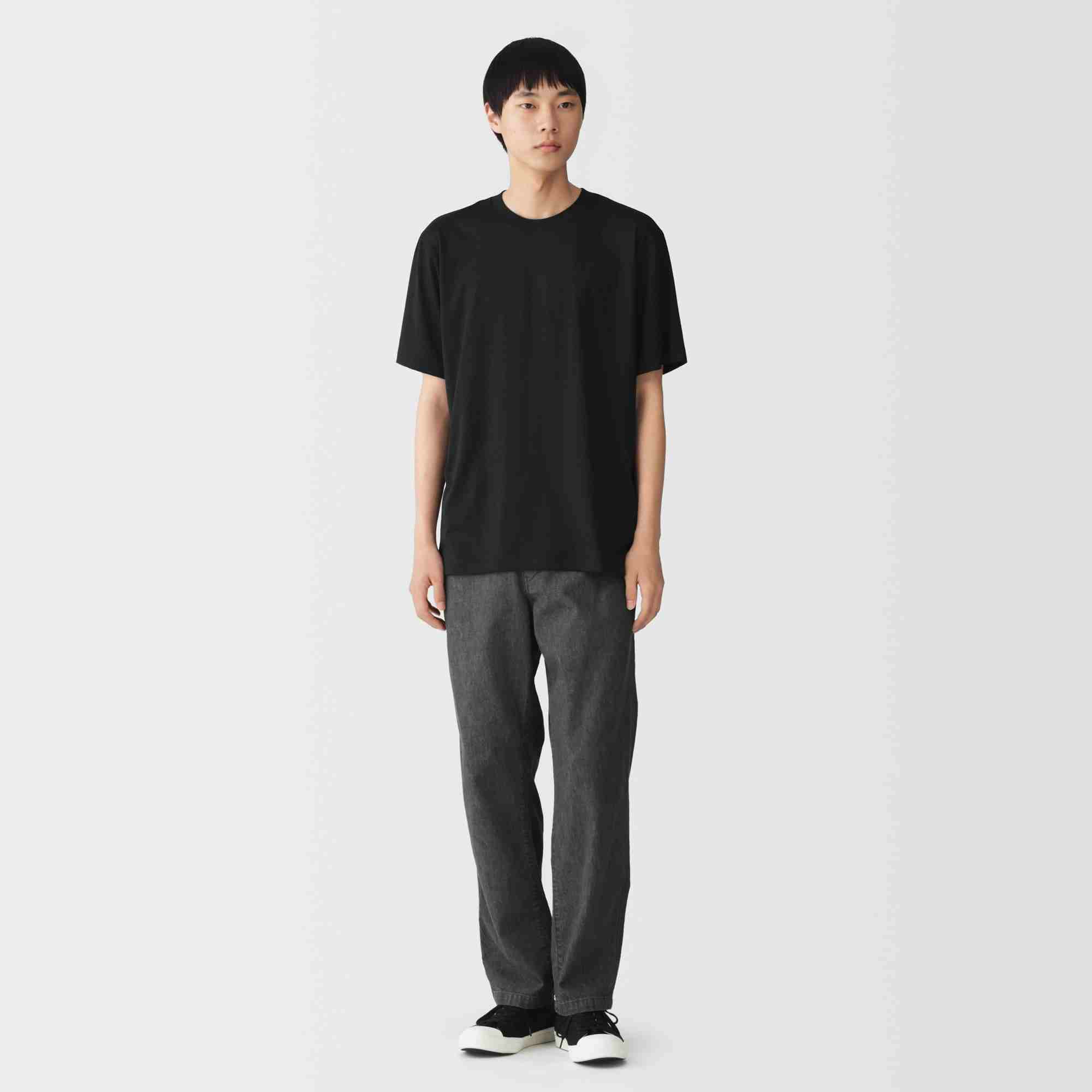 M's Jersey crew neck S/Slv T-shirt (OS)